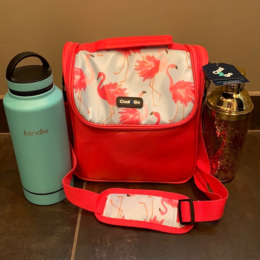 Insulated bag, Bindle-sip&stash, drink shaker NEW